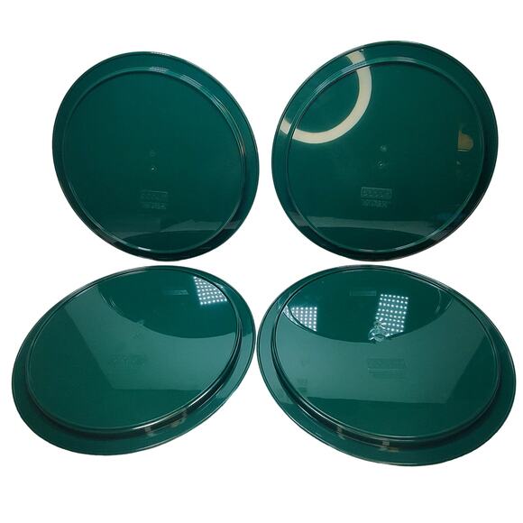 Vtg Bodum Melamine 4 Pc Dinner Plates Green Swiss Made Plasticware Picniccore - Picture 7 of 9